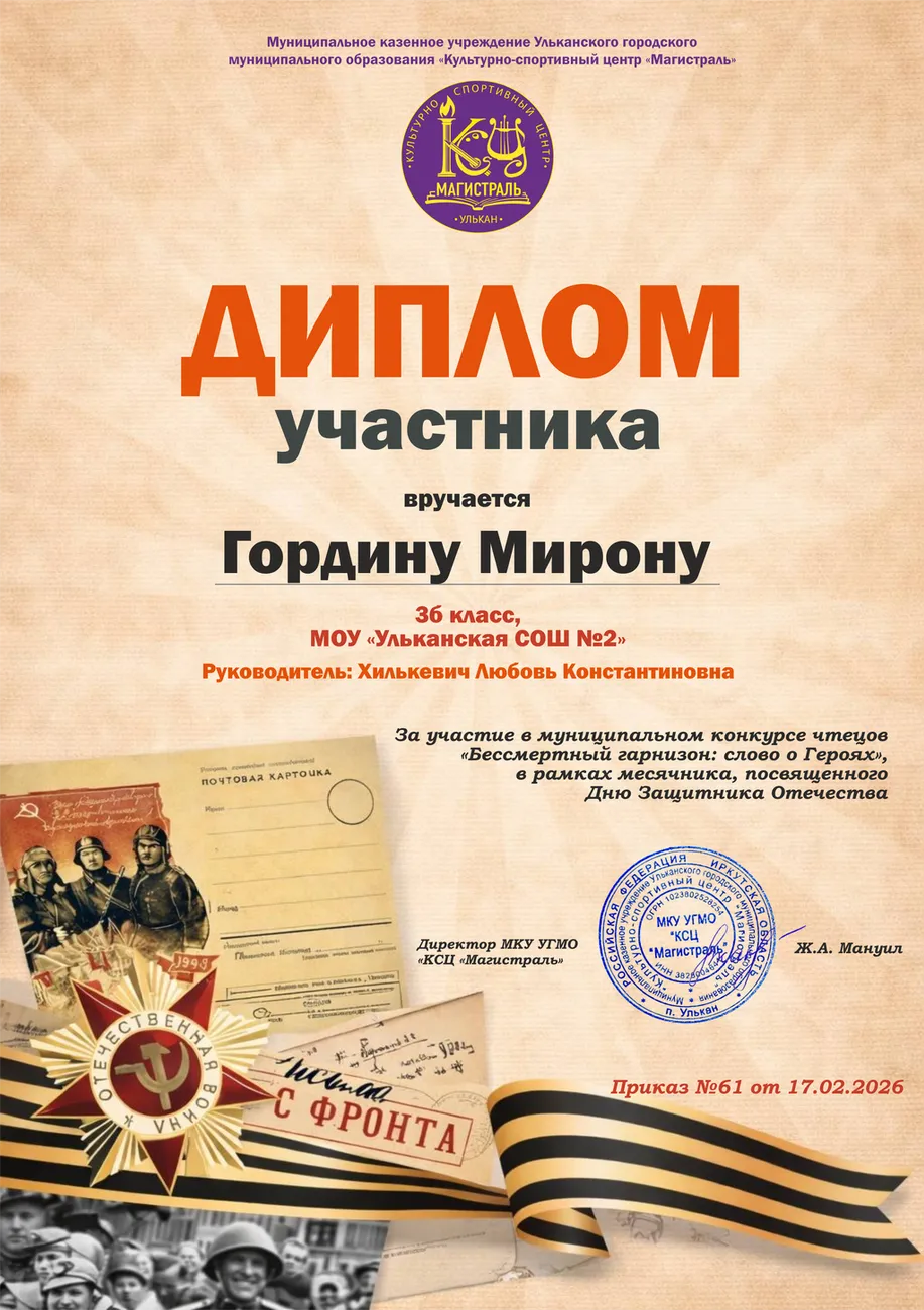 Диплом участника_Гордин М